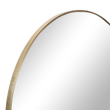 Linda Round Stainless Steel Wall Mirror